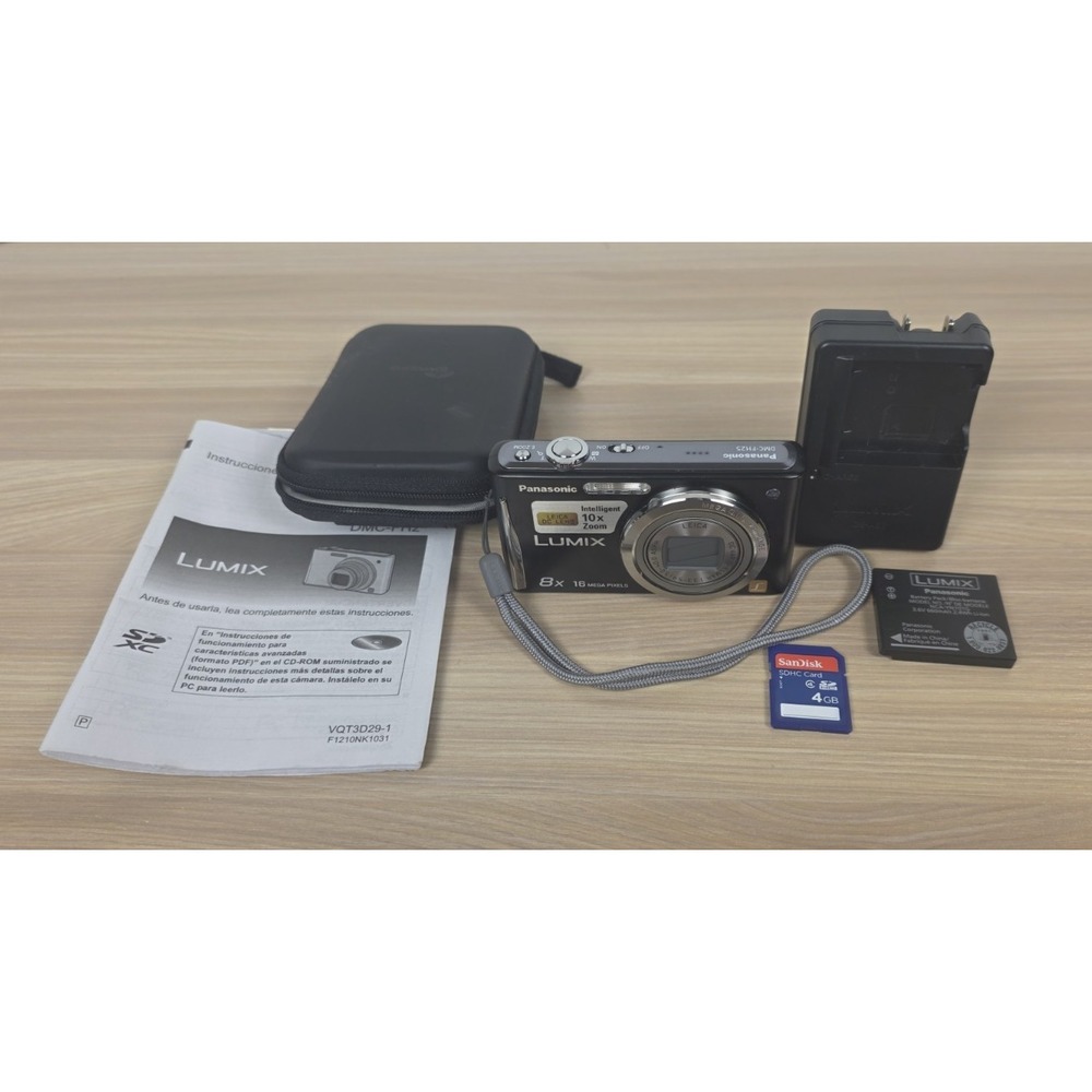Panasonic LUMIX DMC-FH25 Digital Camera 16MP 8x Optical Zoom Black